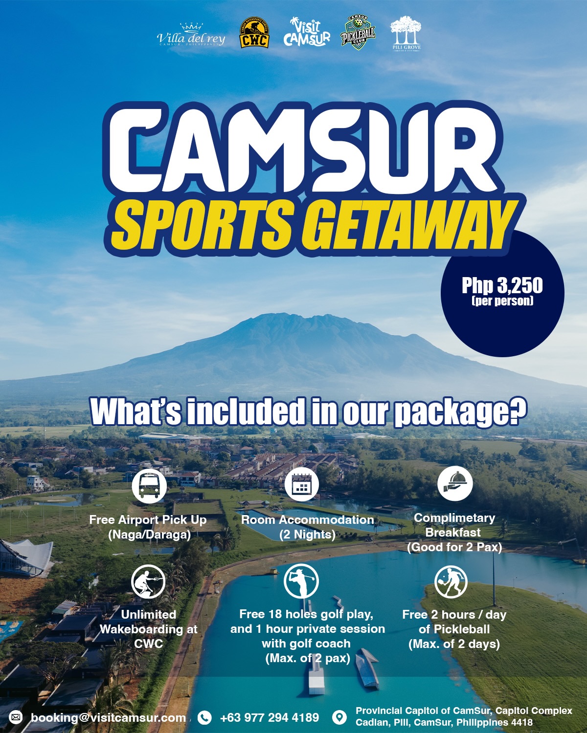 CamSur: A world-class sports destination in the Philippines 🏄🏽&zwj;♀️⛳️ 🏓