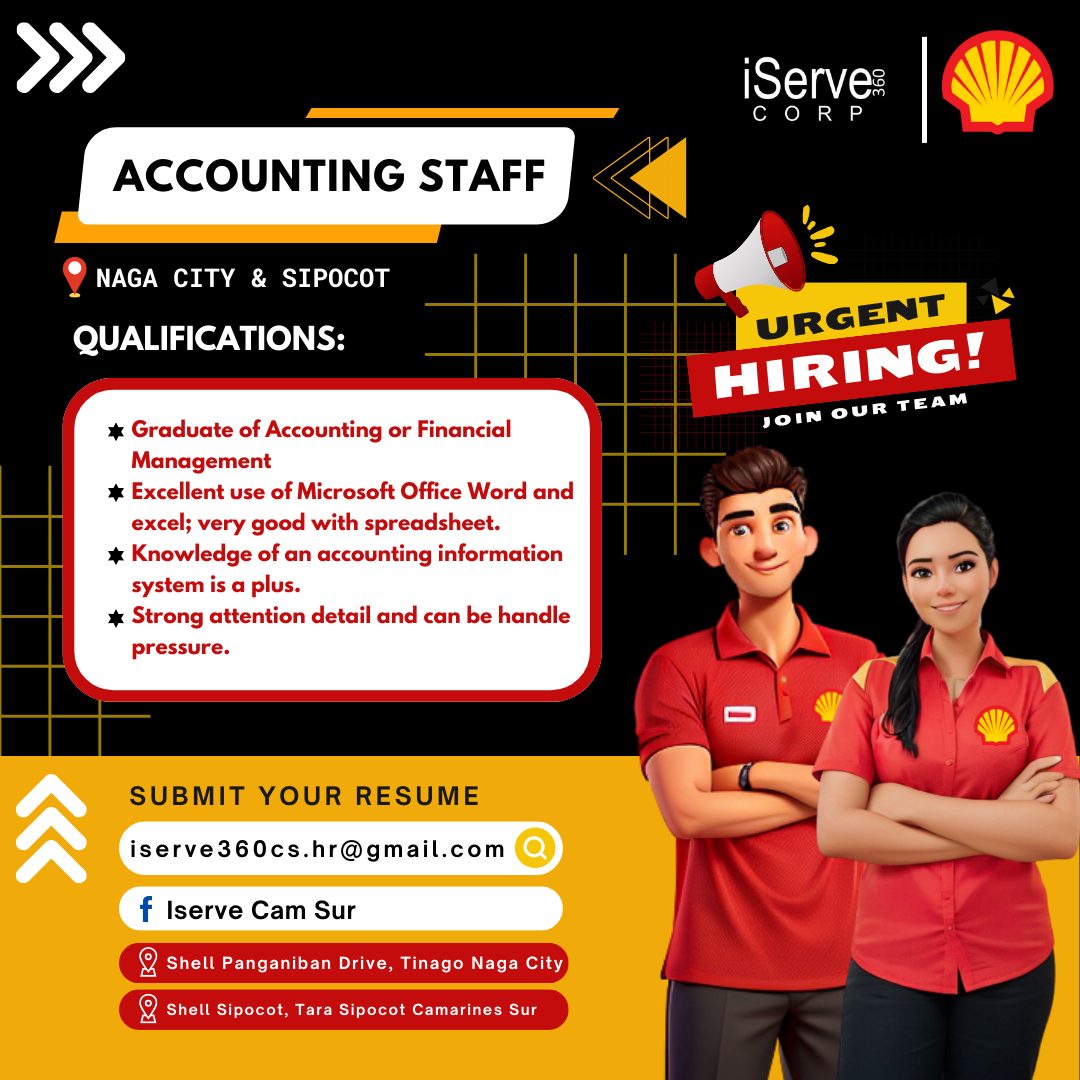 ISEVE360 COPRORATION (SHELL) JOB HIRING!!!