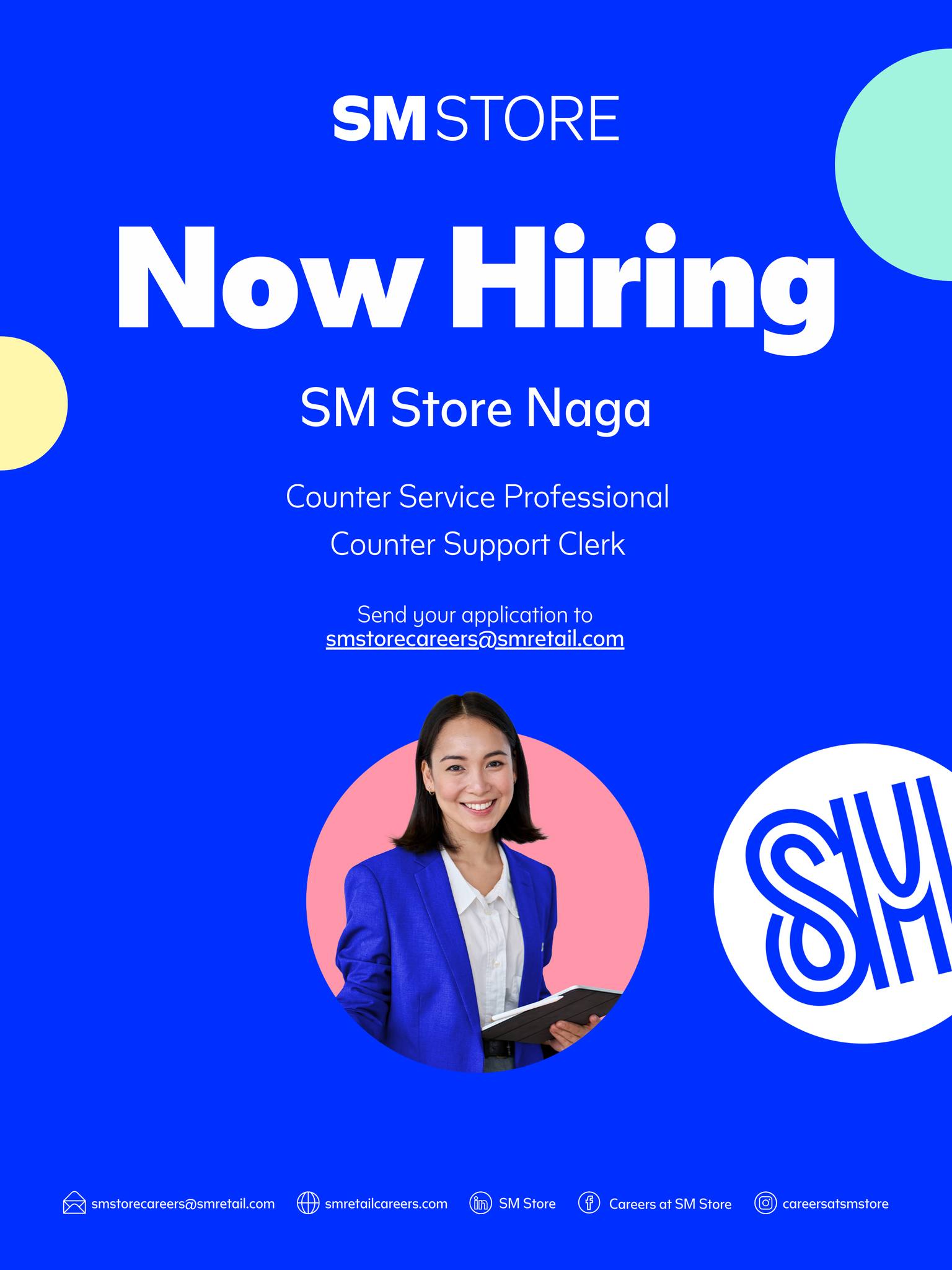 SM STORE NAGA JOB HIRING!!!