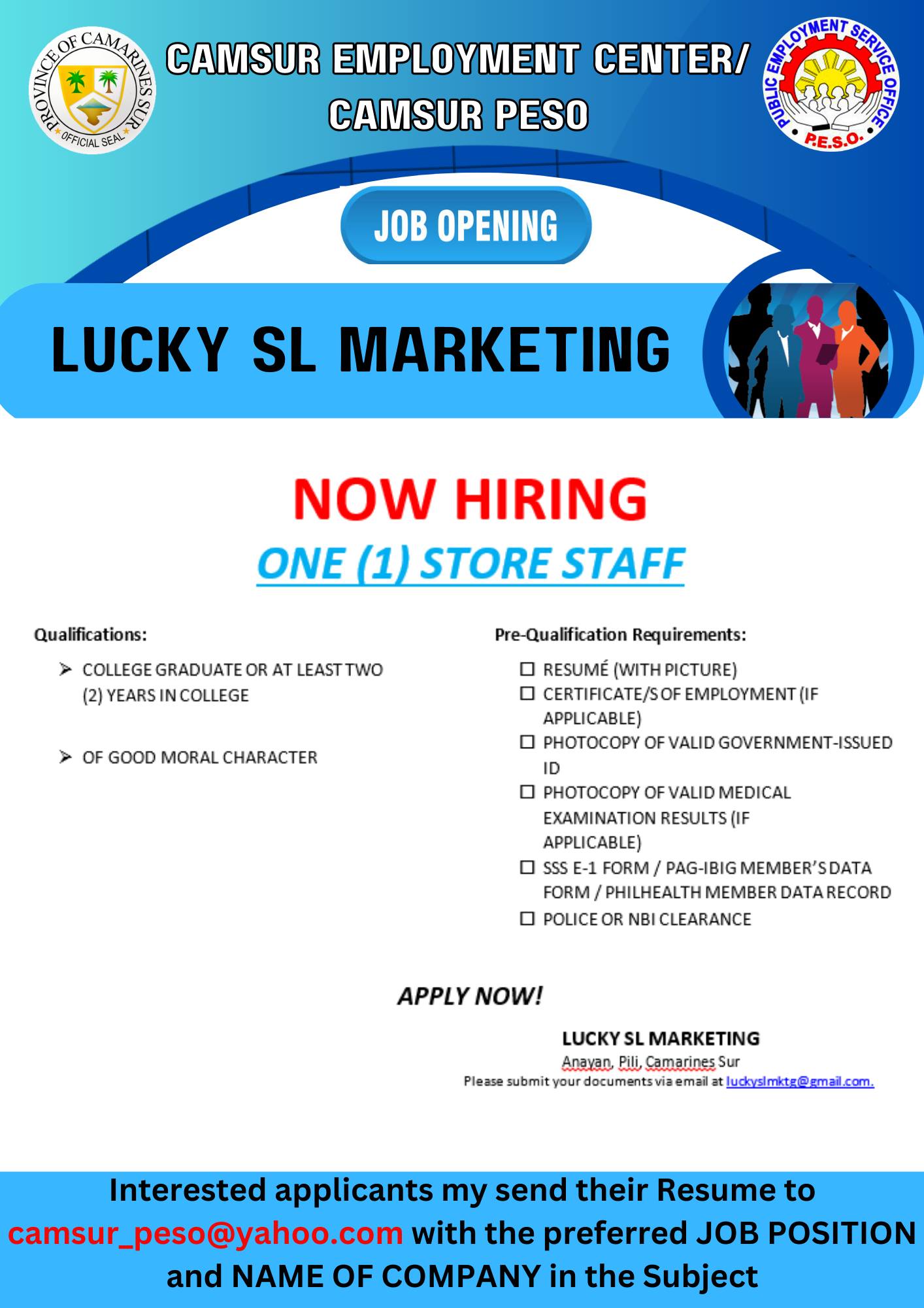 🚀 JOB OPPORTUNITIES AWAIT! 🚀 - Lucky SL Marketing
