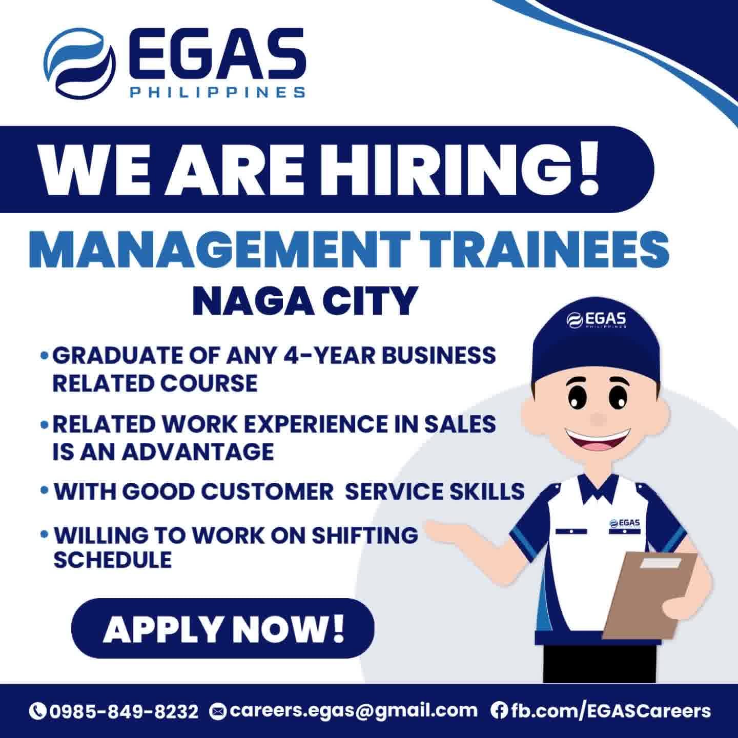 EGAS & 7-ELEVEN HIRING !!!