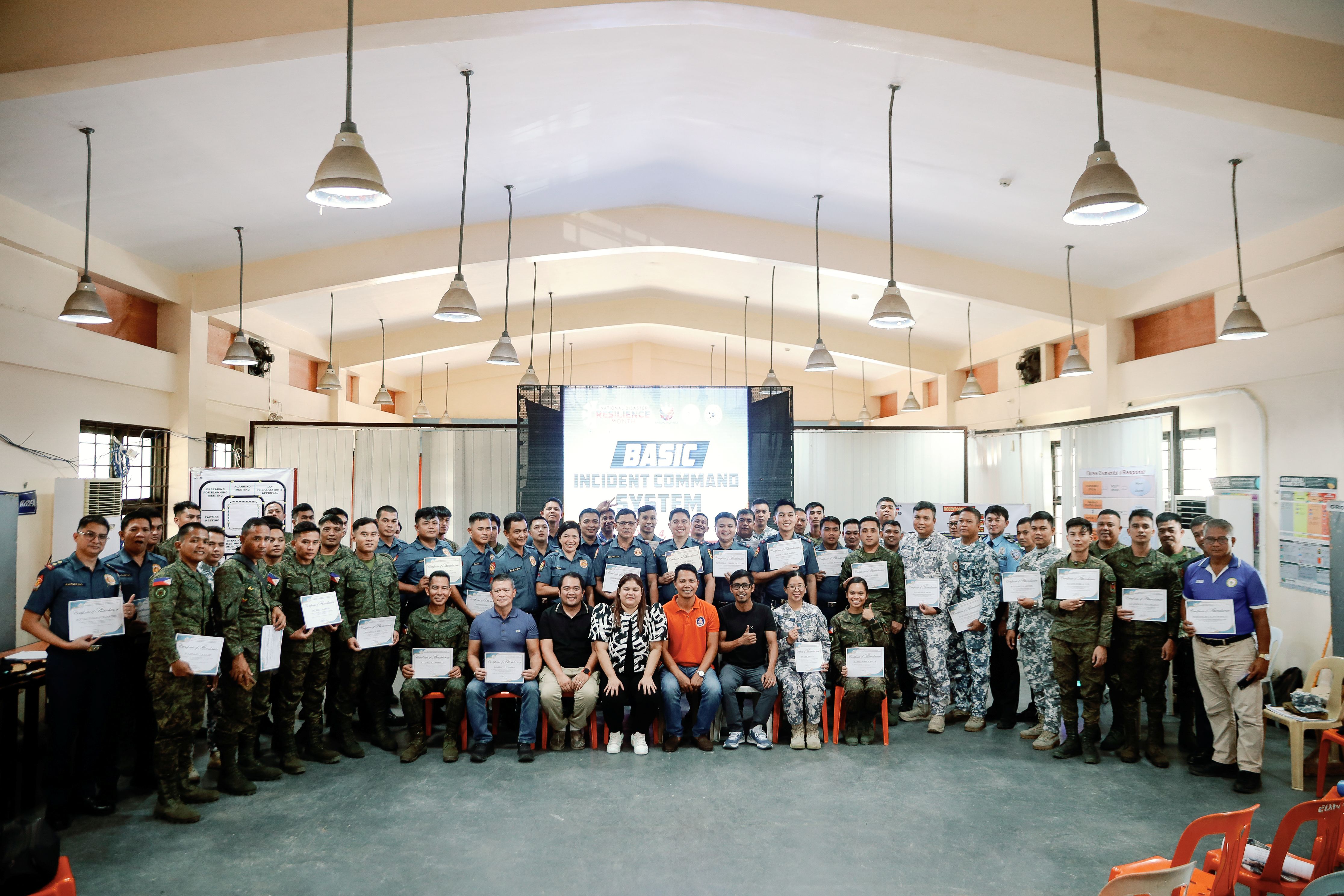 NDRM 2025 kicks off with Basic ICS training among first responders in CamSur