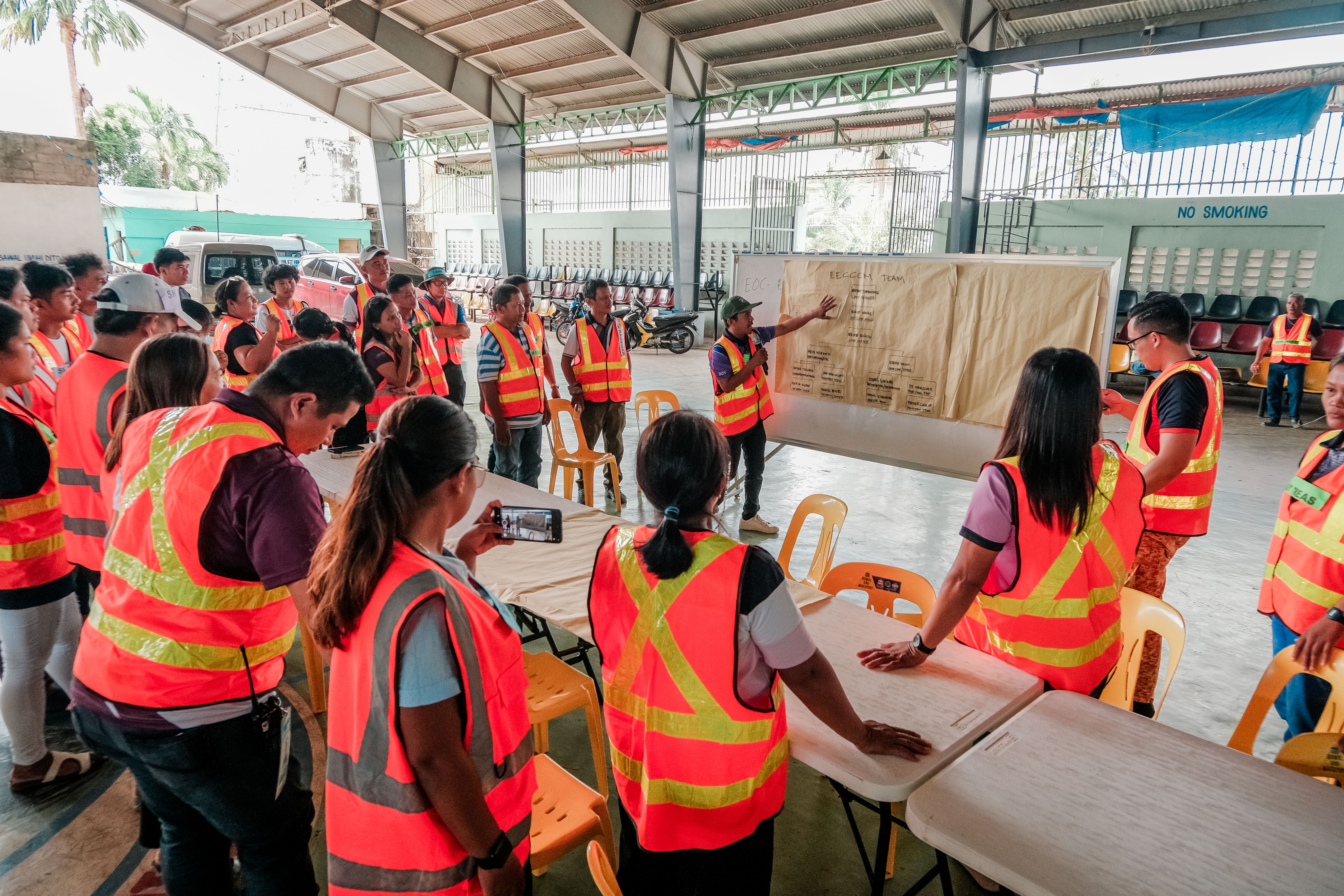 CamSur EDMERO capacitates barangay officials, agency representatives in Ocampo on disaster preparedness and management