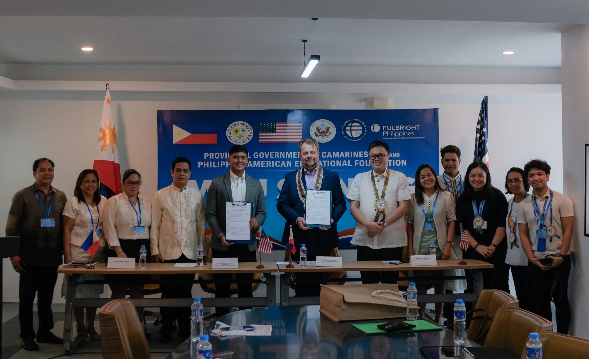 CamSur inks partnership with the Philippine-American Educational Foundation (PAEF)