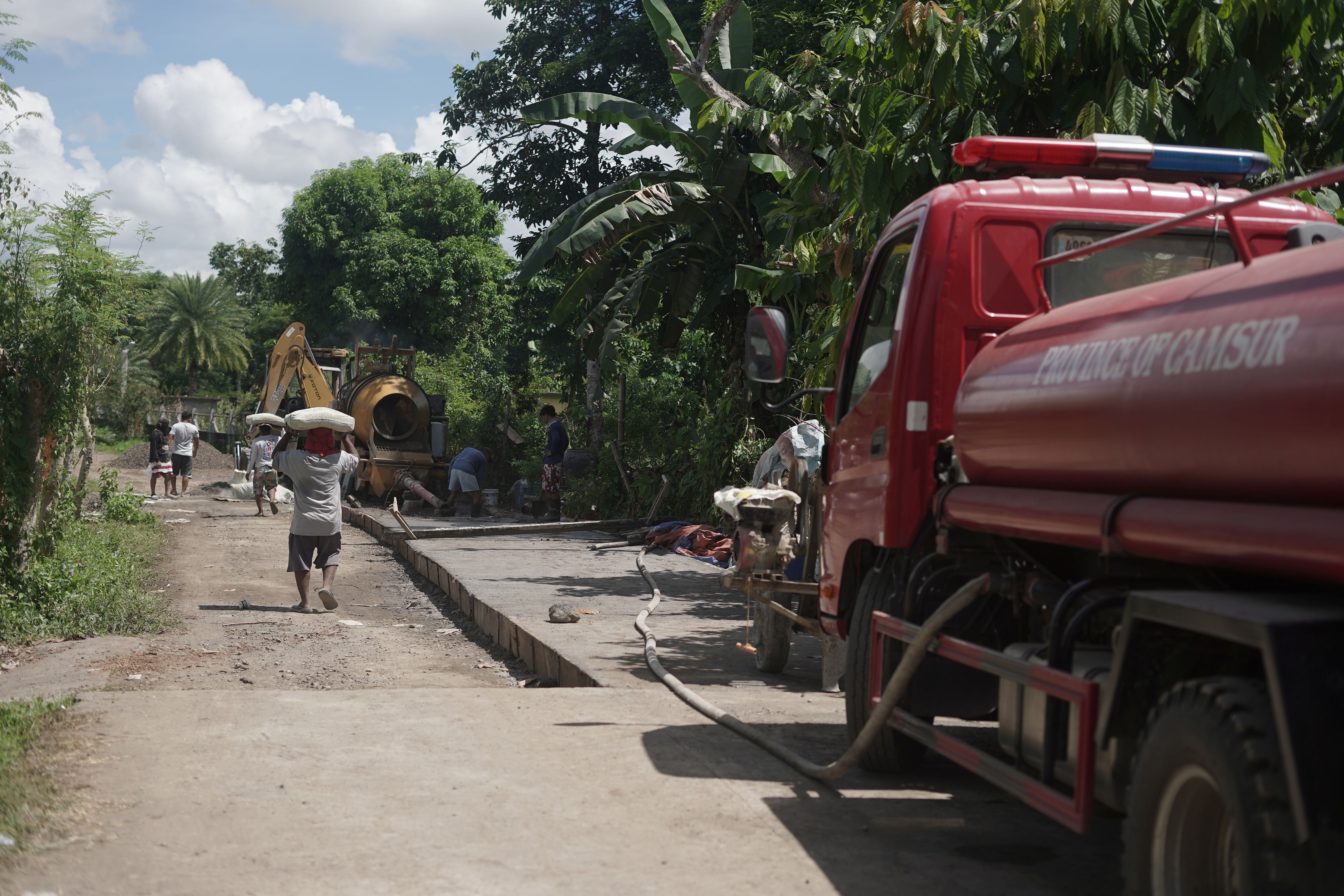 Paloyon and Lourdes Young in Nabua now made more accessible with the Provincial Gov&rsquo;t&rsquo;s road concreting