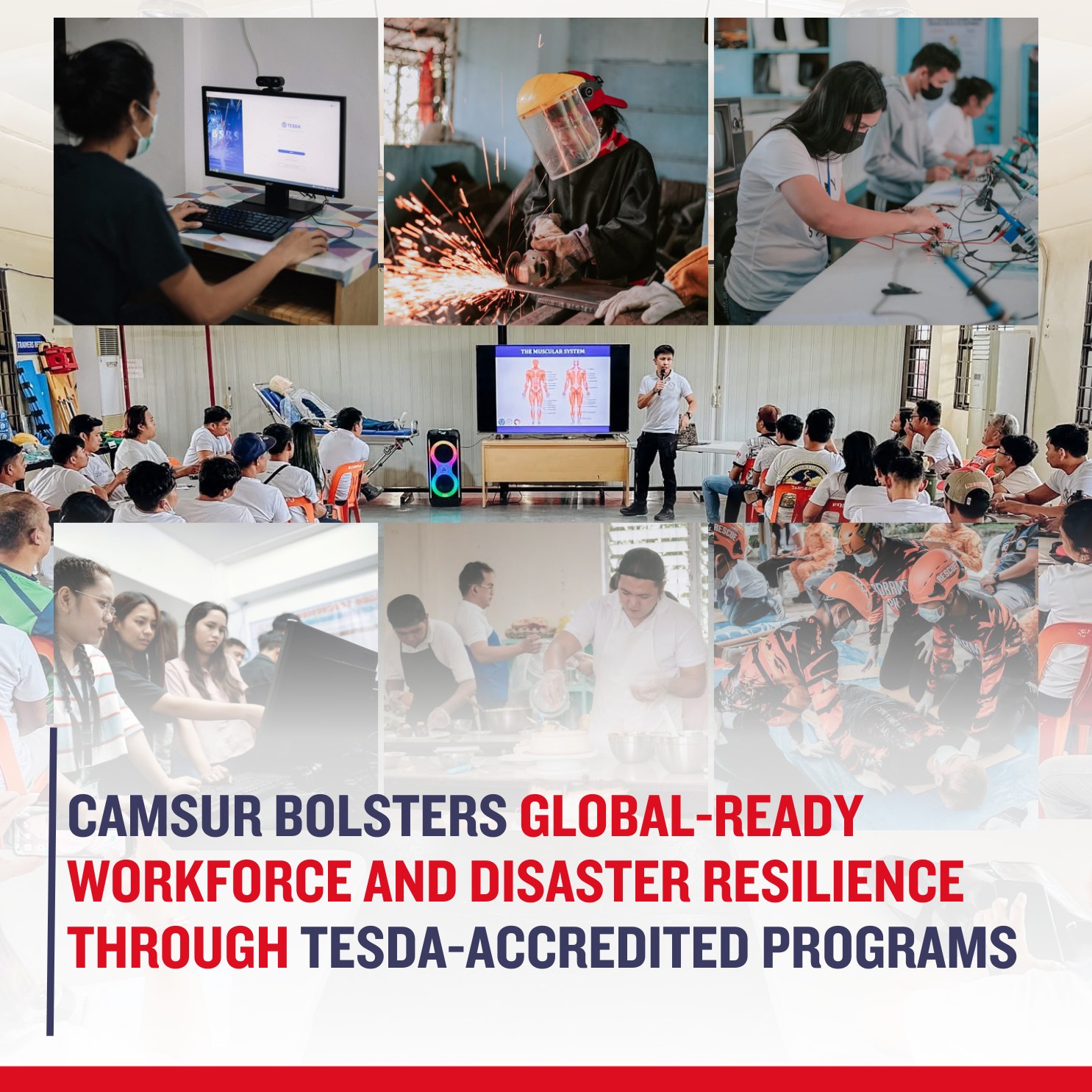 CamSur bolsters global-ready workforce and disaster resilience through TESDA-Accredited programs