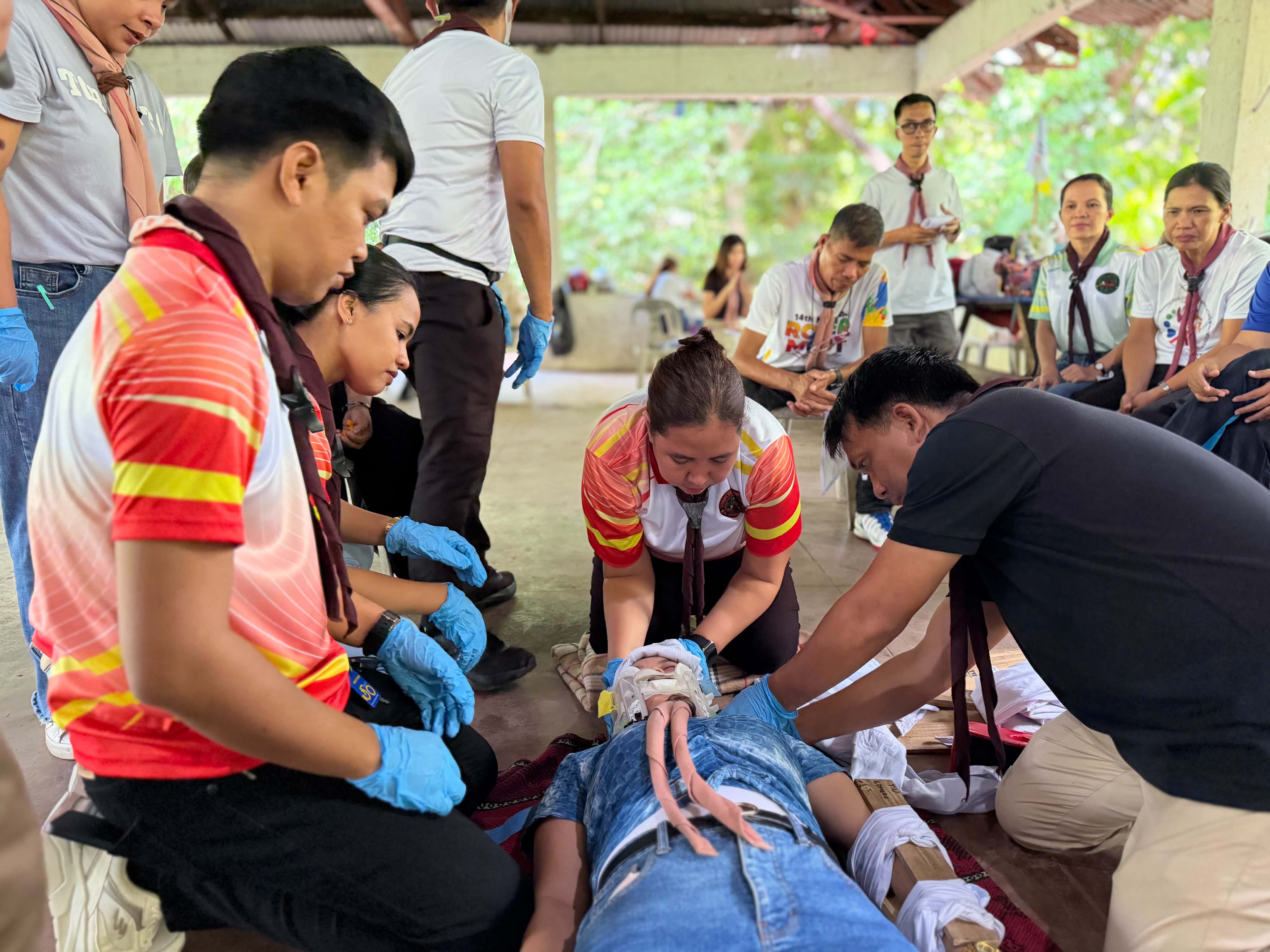 EDMERO, BSP CamSur Council empower scout leaders with life-saving skills