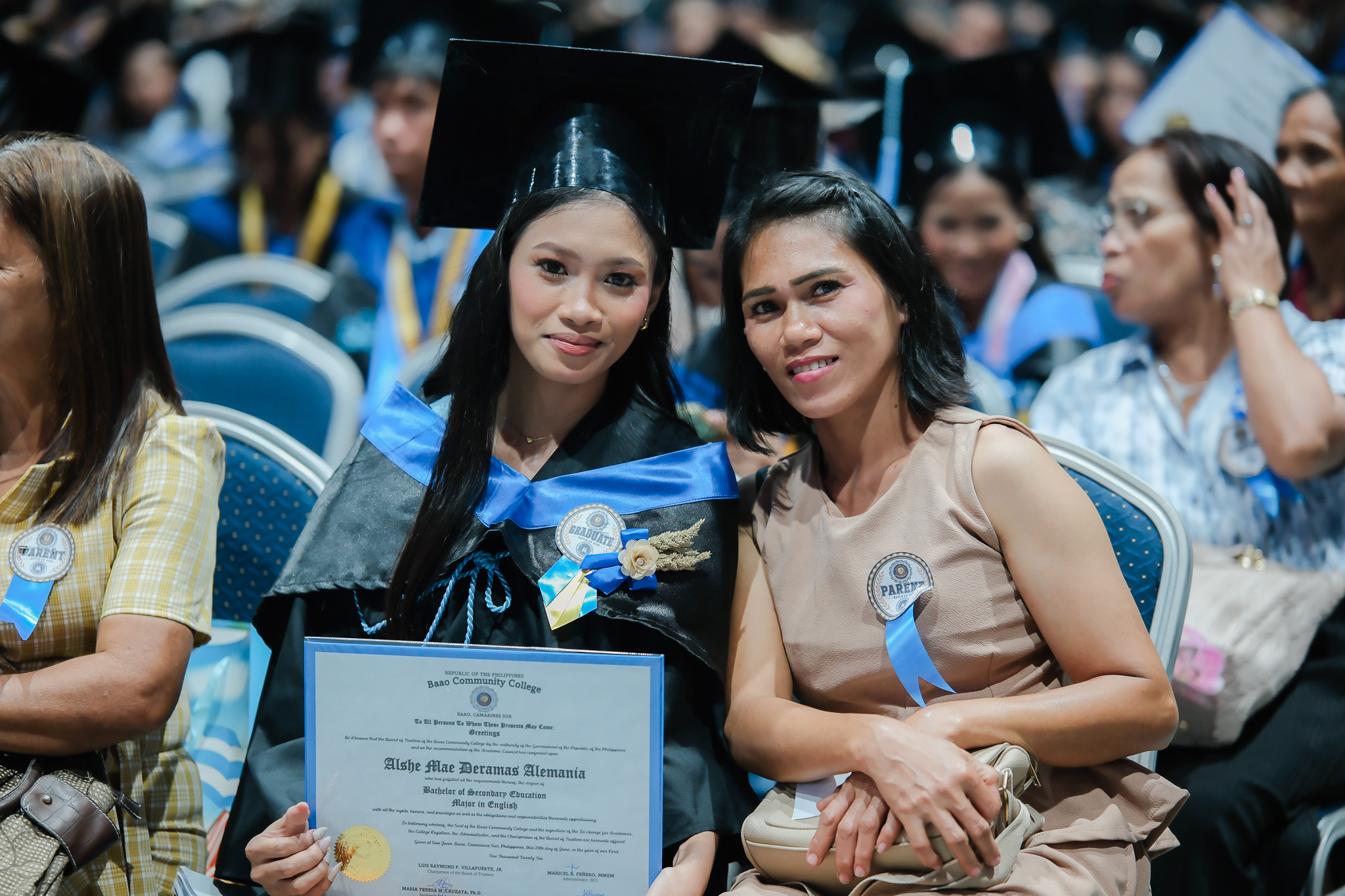 Baao Community College confers degrees on more than 1,800 graduates